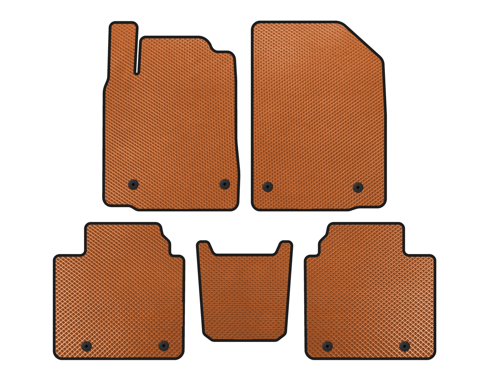 EVA Floor Mats (Orange) for Lexus ES 2006-2011 - image 1