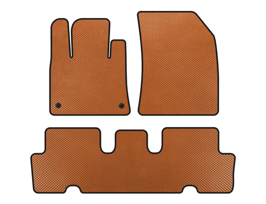 EVA Floor Mats V1 (2 Rows, Orange) for Citroen C-4 Picasso 2013-2022 - image 1