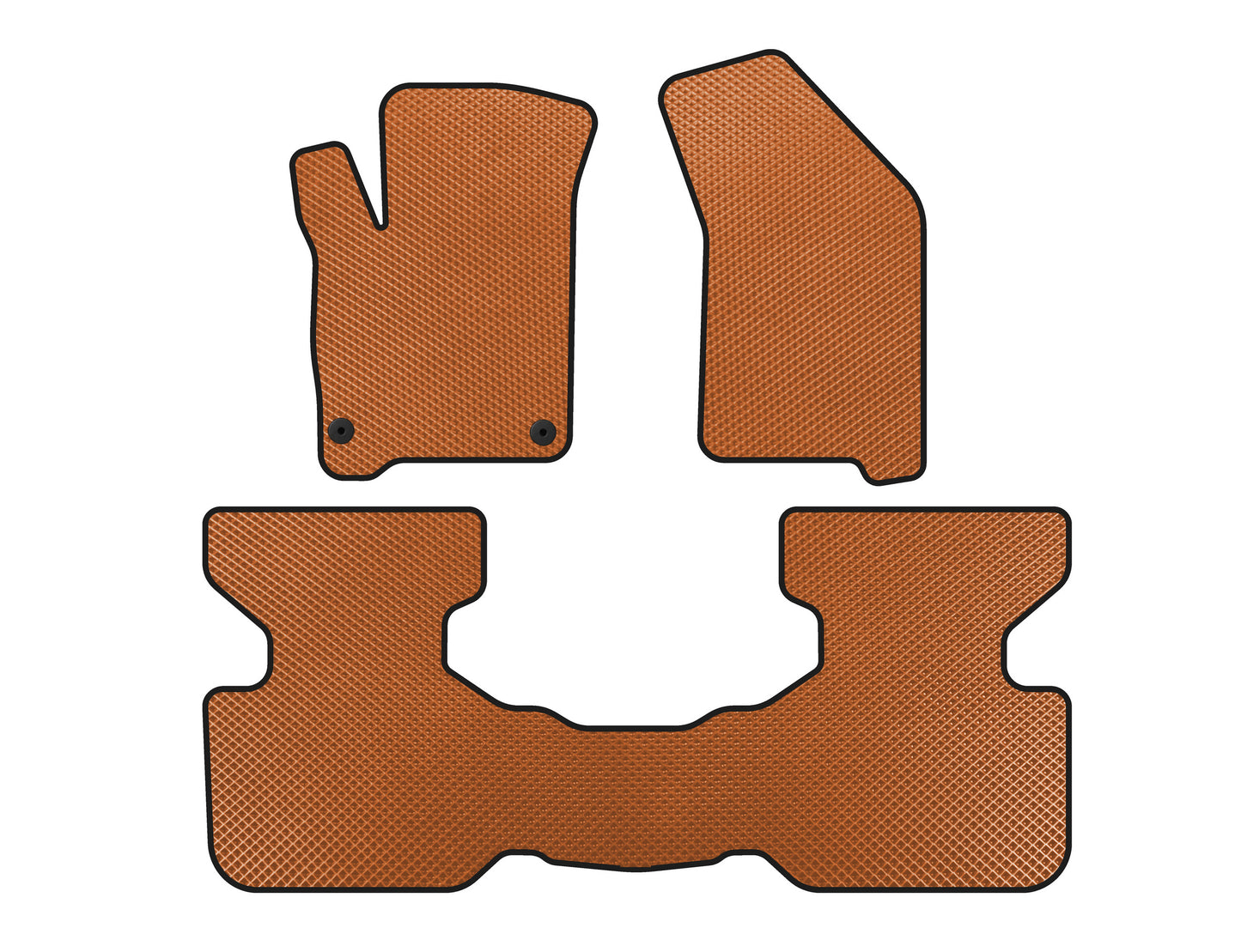 EVA Floor Mats (2011-2016, Orange) for Fiat Freemont 2011-2016 - image 1