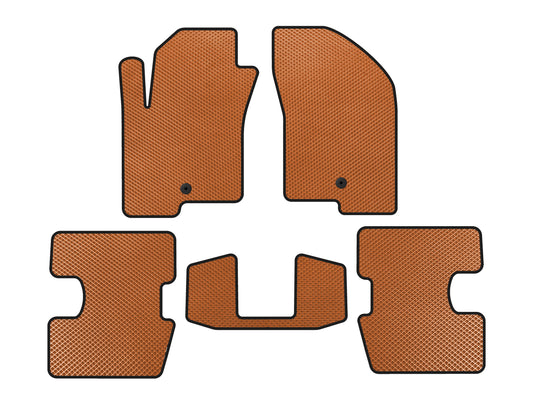 EVA Floor Mats (Orange) for Jeep Patriot 2007-2016 - image 1