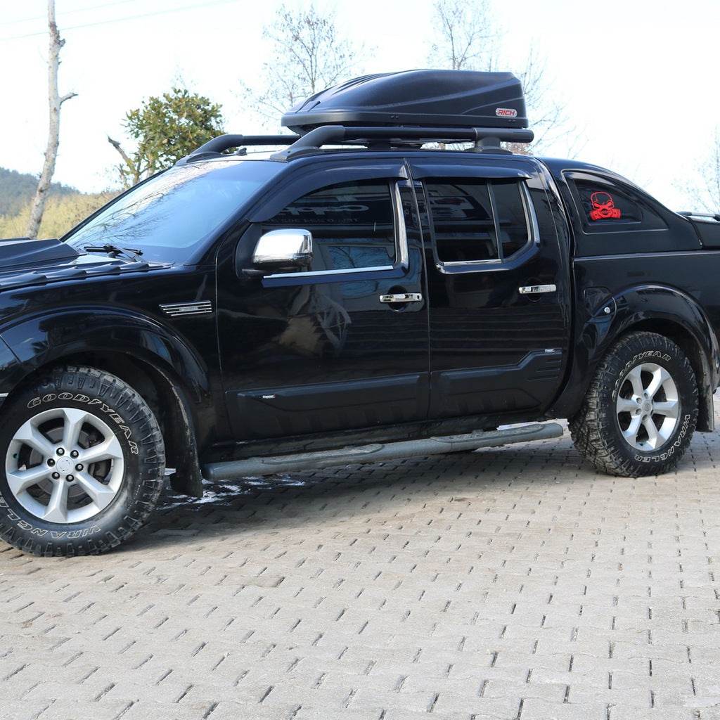 Molding on the door (4 pcs, ABS) for Nissan Navara 2006-2015 - Reelken Auto