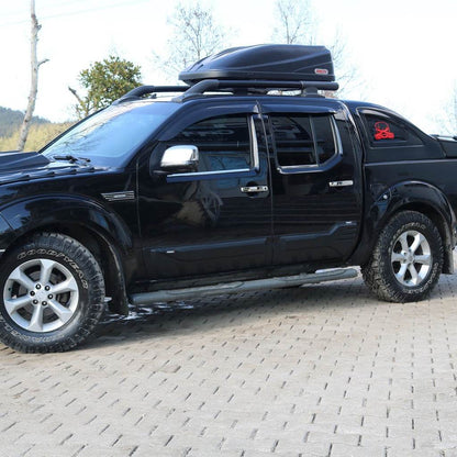 Molding on the door (4 pcs, ABS) for Nissan Navara 2006-2015 - Reelken Auto