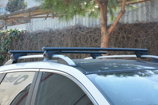 Roof rack cross bars for standard roof rails lockable Bold Bar Lite V1 (2 pcs) for Mercedes Vito W639 2004-2014 - image 1