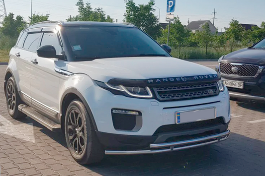 Front bumper guard ST014-1 (stainless steel) for Range Rover Evoque 2012-2018 - image 2