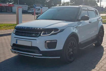 Front bumper guard ST014-1 (stainless steel) for Range Rover Evoque 2012-2018 - image 3