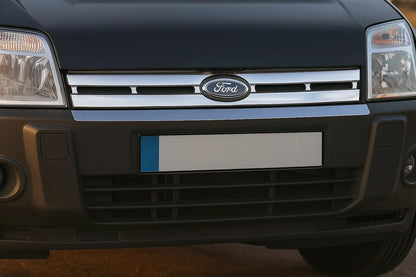 Chrome Grille Covers (Stainless Steel) for Ford Connect 2006-2009 - image 1