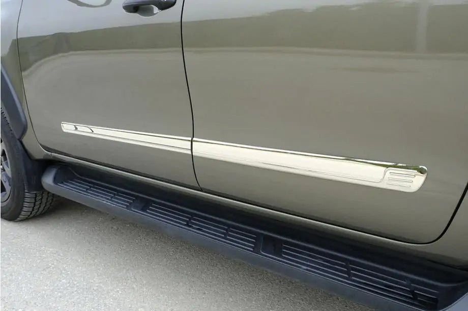 Stainless Steel Door Moldings (4 pcs) for Ford Ranger 2011-2022 - image 3