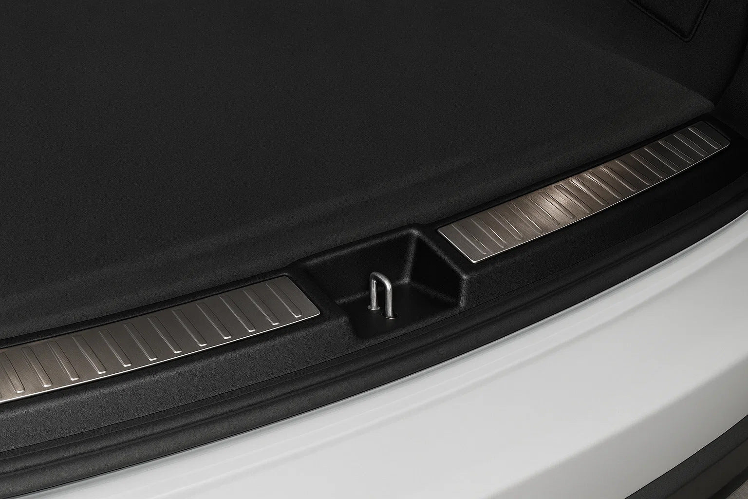 Trunk Sill Protector Libao 2008-2012 (2 pcs, Stainless Steel) for Mercedes GLK сlass X204 2008-2015 - image 1