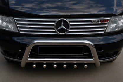 Chrome Grille Covers (10 pcs, Stainless Steel) for Mercedes Vito W638 1996-2003 - image 1