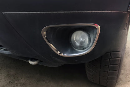 Fog light covers 2010-2013 (2 pcs, stainless steel) for Dacia Duster 2008-2018 - image 2