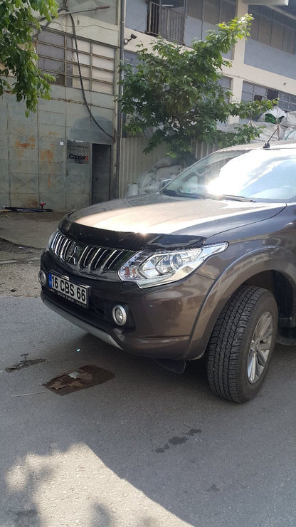 Hood Deflector (2015-2019, EuroCap) for Mitsubishi L200 2015-2024 - image 9