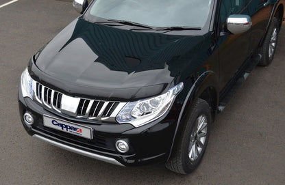 Hood Deflector (2015-2019, EuroCap) for Mitsubishi L200 2015-2024 - image 2