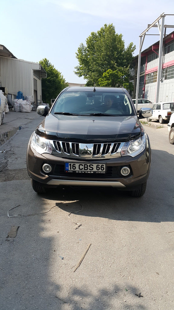 Hood Deflector (2015-2019, EuroCap) for Mitsubishi L200 2015-2024 - image 7