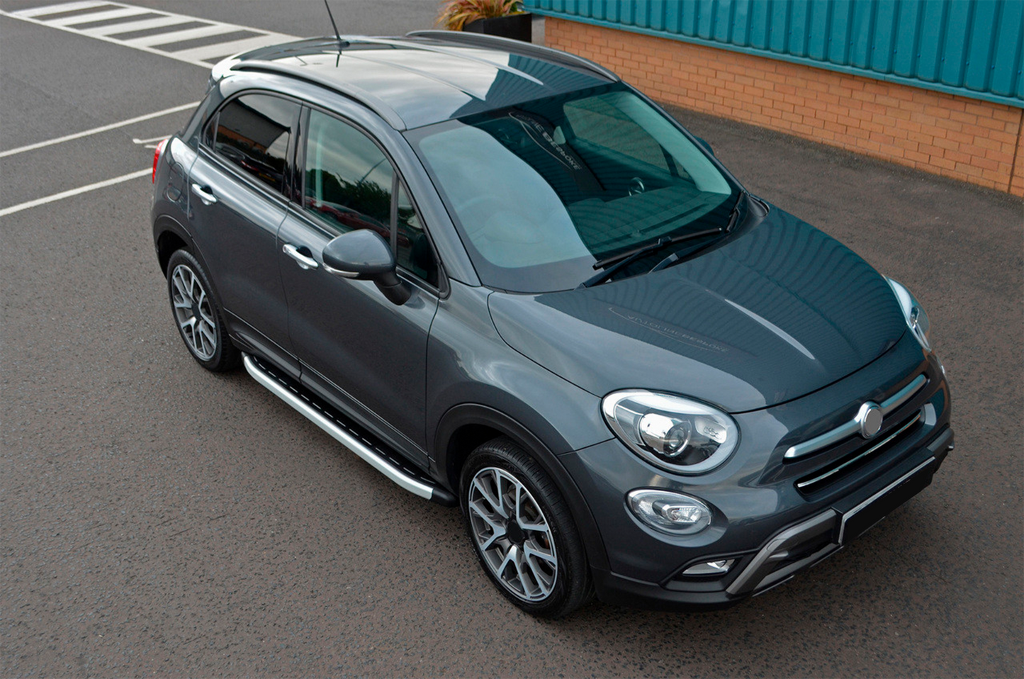 Side Steps Fullmond (2 pcs, Aluminum) for Fiat 500X 2014-2024 - image 3