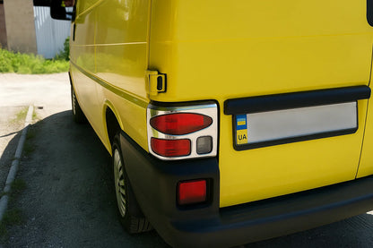 Chrome Tail Light Covers (2 pcs, Stainless Steel) for Volkswagen T4 Caravelle/Multivan 1990-2003 - image 5