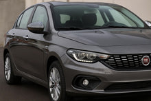 Mirror Covers Black Chrome (2 pcs, plastic) for Fiat Tipo 2016- - image 1