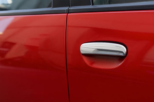 Chrome Door Handle Covers (4 pcs, Stainless Steel) for Mitsubishi Colt 2004-2012 - image 2