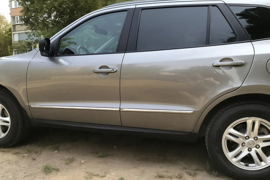 Door Mouldings Stainless Steel (4 pcs) for Hyundai Santa Fe 2 2006-2012 - image 1