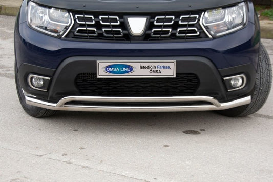 Front Bar Vegas (60/42mm, Stainless Steel) for Dacia Duster 2018-2024 - image 1