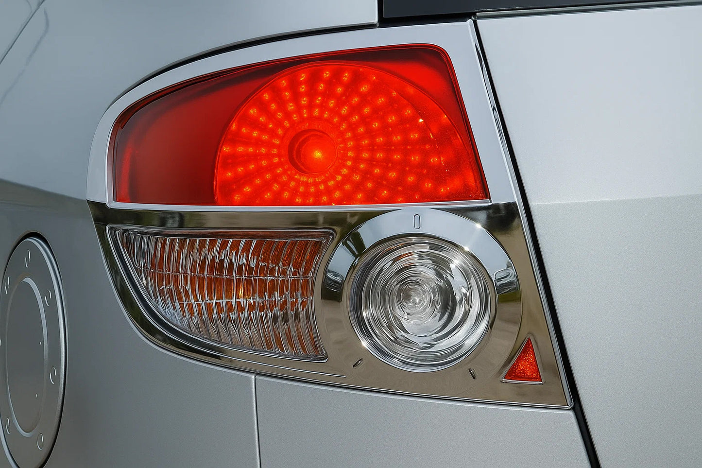 Chrome Tail Light Covers (2 pcs, plastic) for Hyundai Getz 2002- - image 1