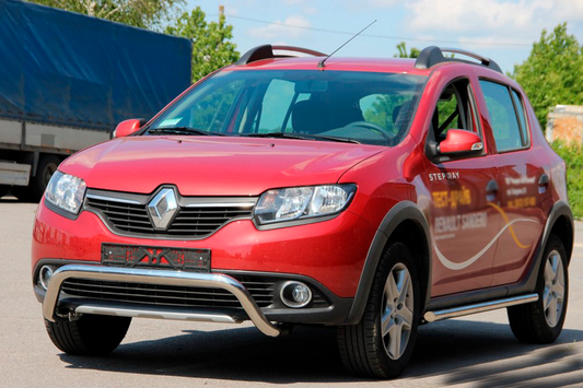 Front Bar WT007 (Stainless Steel) for Dacia Sandero 2013-2020 - image 1