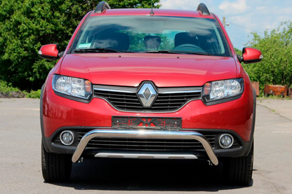 Front Bar WT007 (Stainless Steel) for Renault Sandero 2013-2022 - image 1