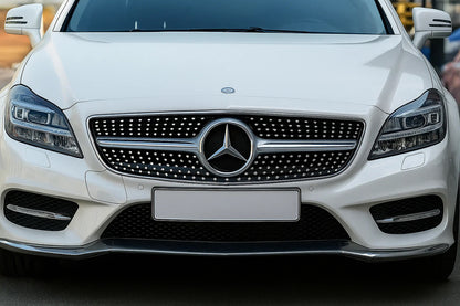 Front Grille 2011-2014 (Diamond Silver) for Mercedes CLS C218 2011-2018 - image 1