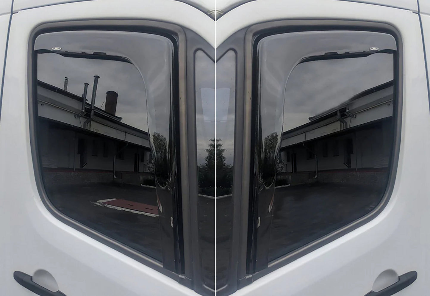 In-channel window deflectors (2 pcs, HIC) for Volkswagen Crafter 2006-2016 - image 6