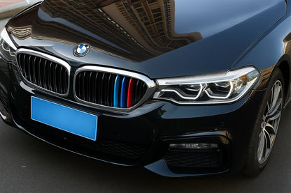 Grille Trim Covers (2017-2020, 3 pcs) for BMW 5 Series G30/G31 2017-2023 - image 4