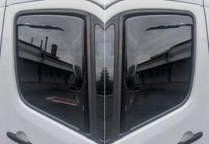 In-channel window deflectors (2 pcs, HIC) for Volkswagen Crafter 2006-2016 - image 6