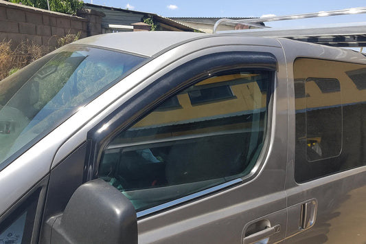 Exterior window trim (2 pcs, stainless steel) for Hyundai H300, H1, Starex 2008-2020 - image 1