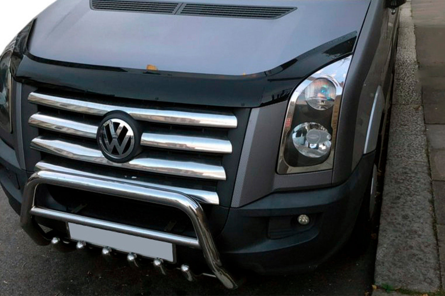 Bull Bar WT004 Stainless Steel for Volkswagen Crafter 2006-2016 - image 3