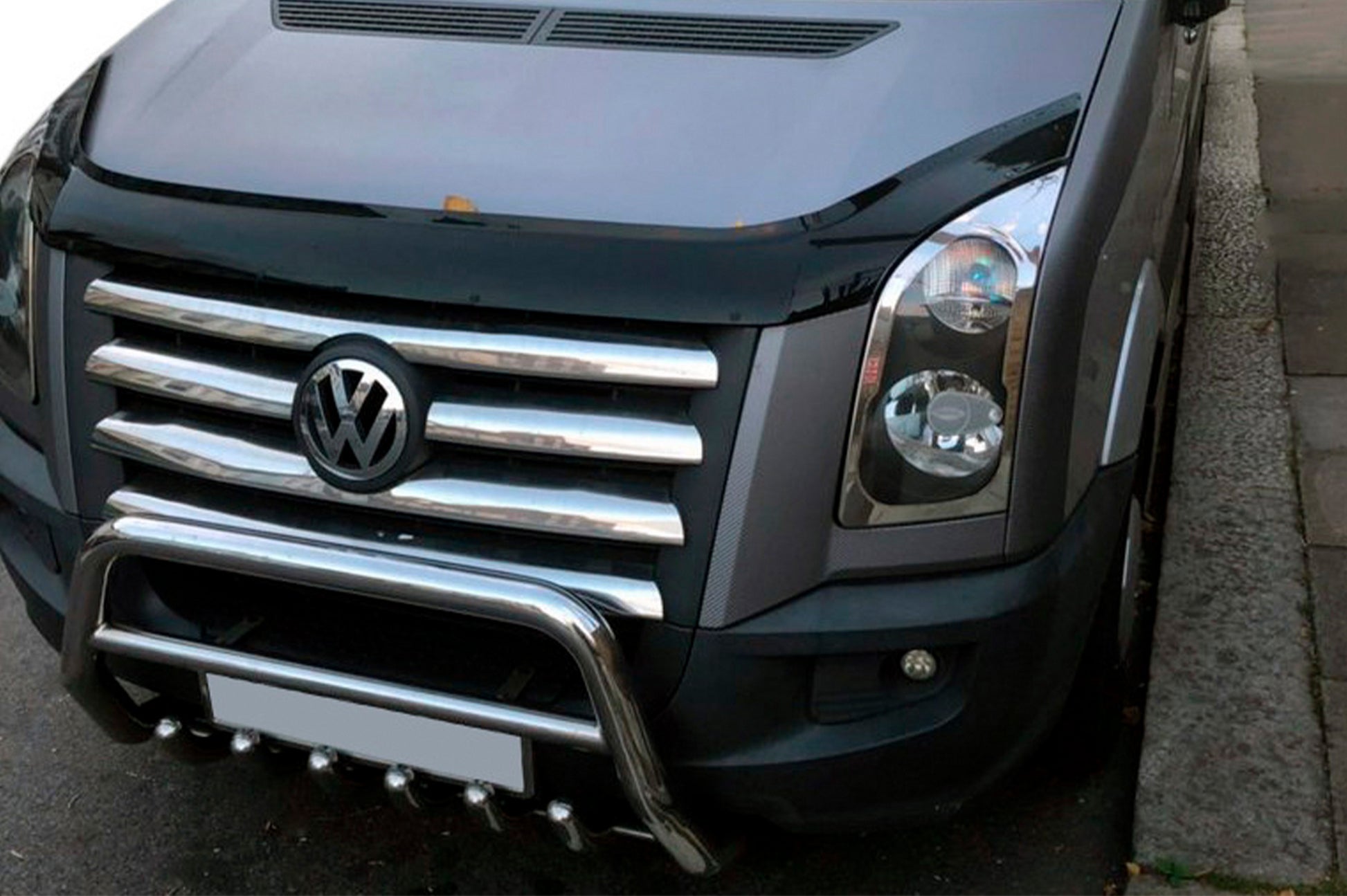 Bull Bar WT004 Stainless Steel for Volkswagen Crafter 2006-2016 - image 3