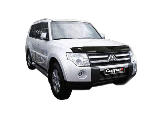 The hood deflector (EuroCap) for Mitsubishi Pajero Wagon IV - Reelken Auto
