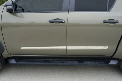 Stainless Steel Door Moldings (4 pcs) for Nissan Navara/NP300 2016- - image 1