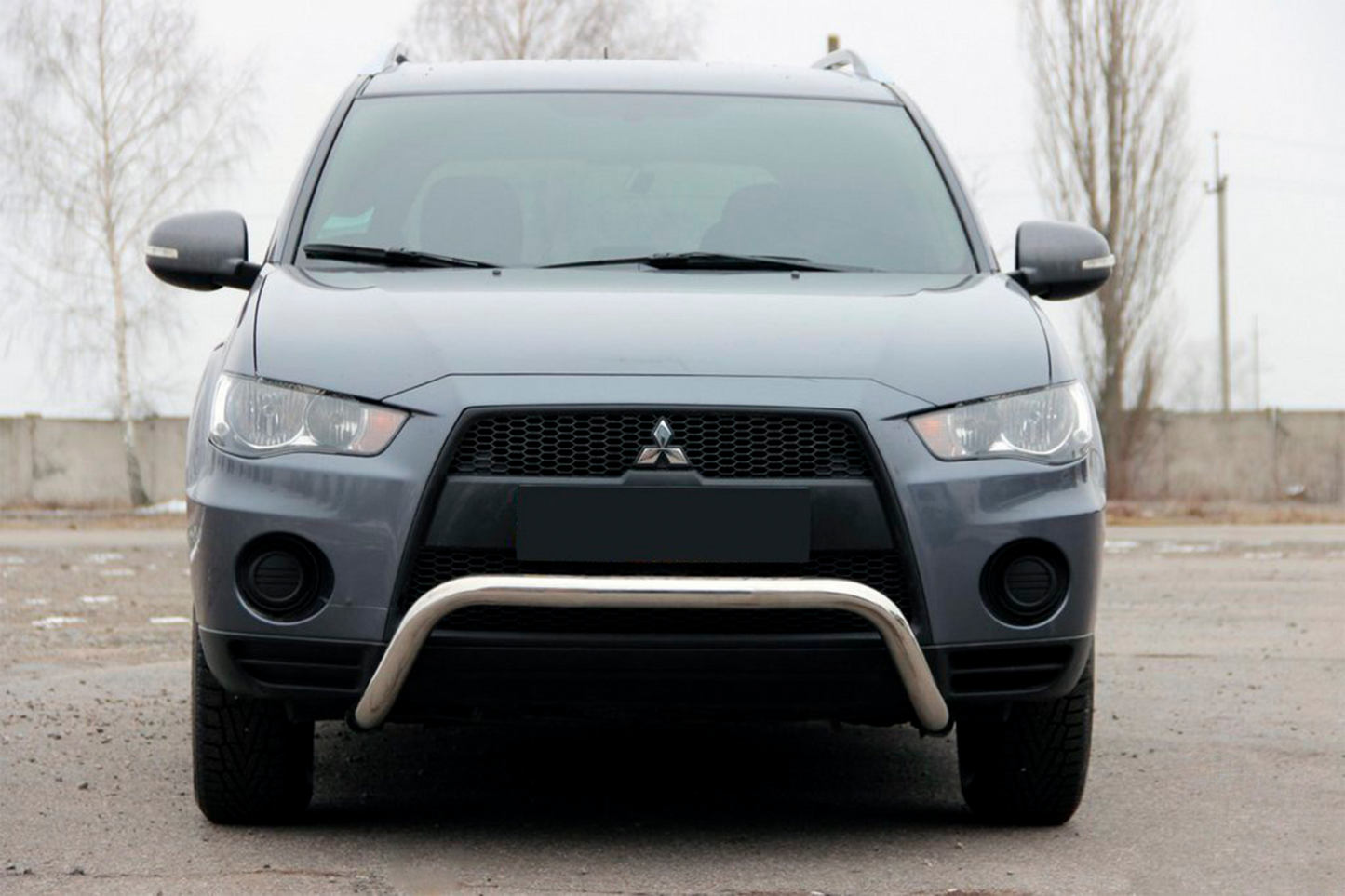 Bull Bar WT007 (Stainless Steel) for Mitsubishi Outlander 2006-2012 - image 1