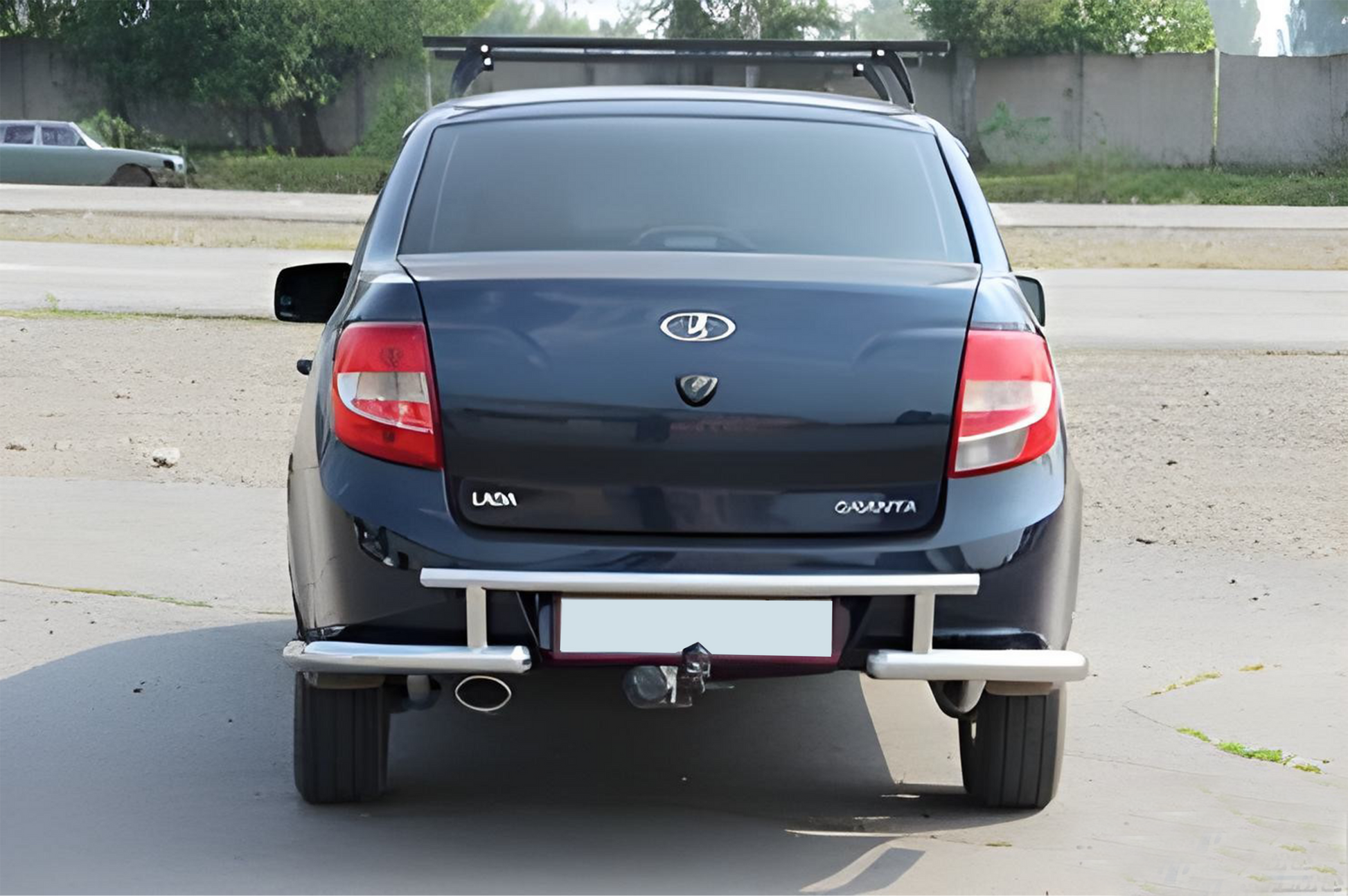 Rear Bar AK003-2 for Lada Granta 2011- - image 4