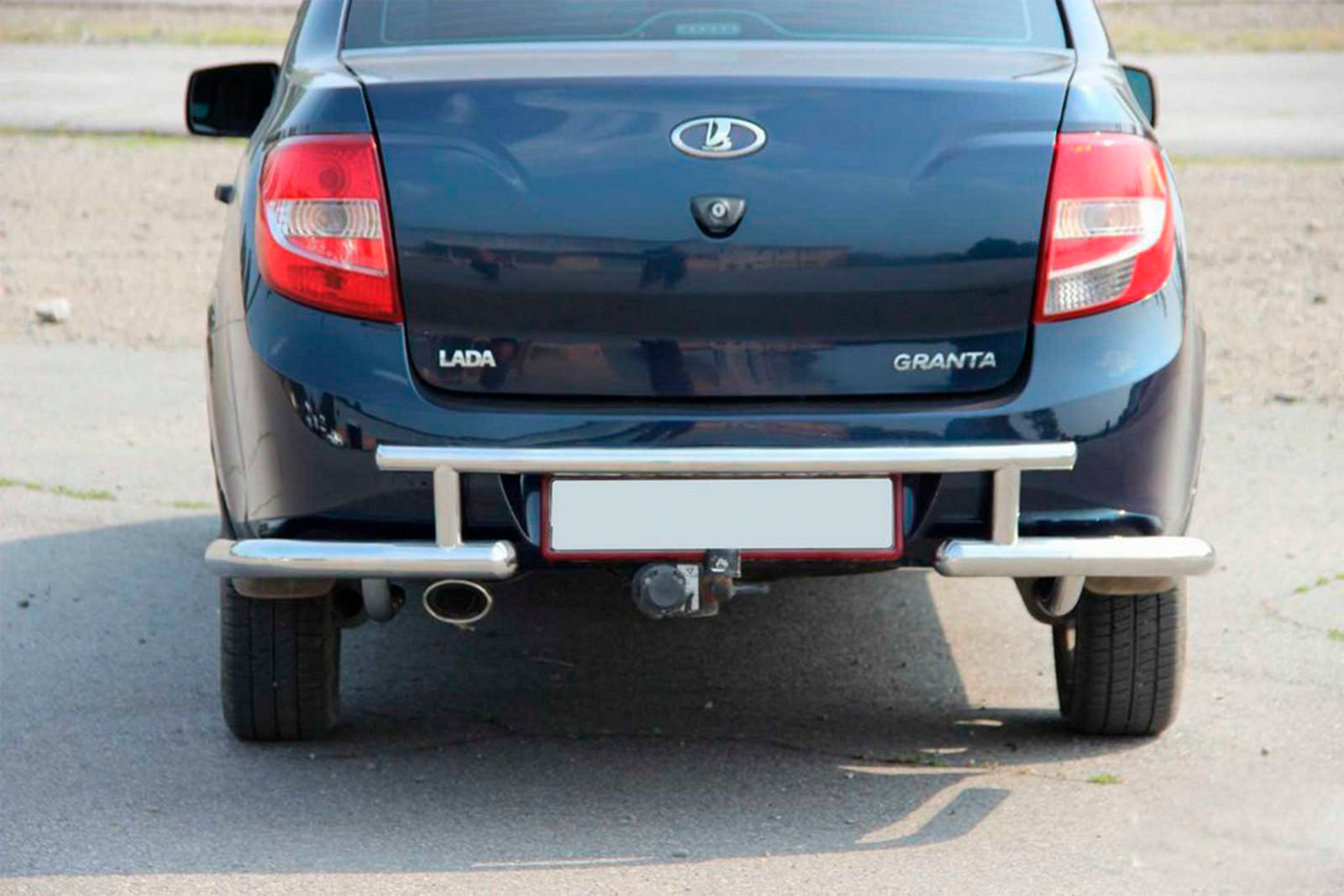 Rear Bar AK003-2 for Lada Granta 2011- - image 1