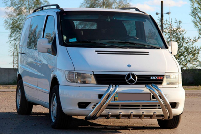 Bull Bar WT01 (Stainless Steel) for Mercedes Vito W638 1996-2003 - image 2