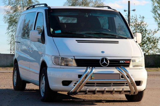 Bull Bar WT01 (Stainless Steel) for Mercedes Vito W638 1996-2003 - image 2