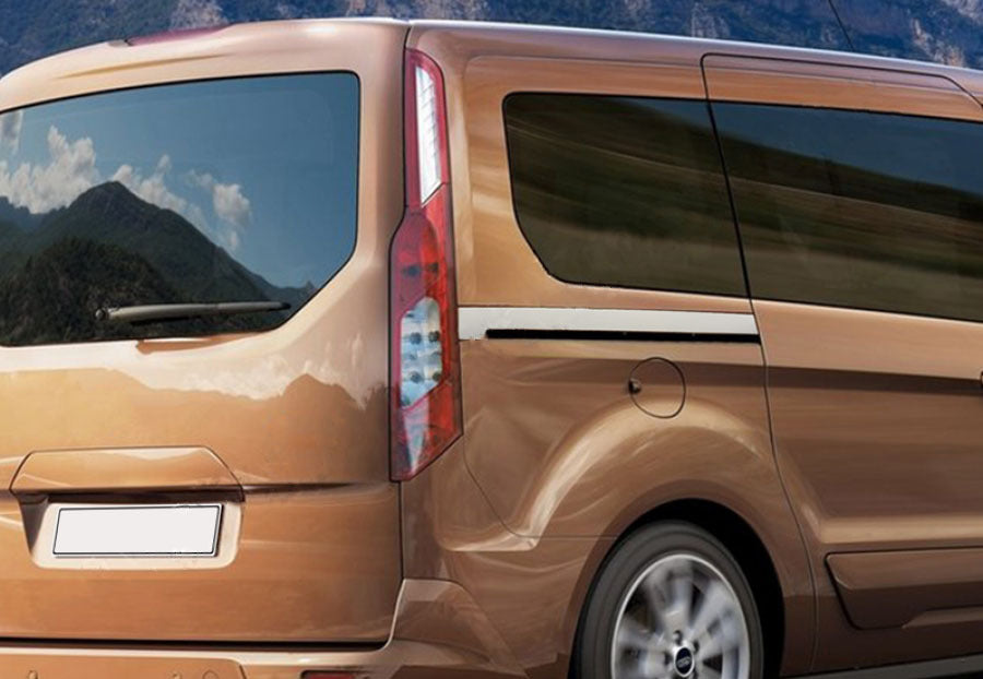 Stainless Steel Mouldings for Sliding Doors (2 pcs) for Ford Connect 2014-2021 - image 2