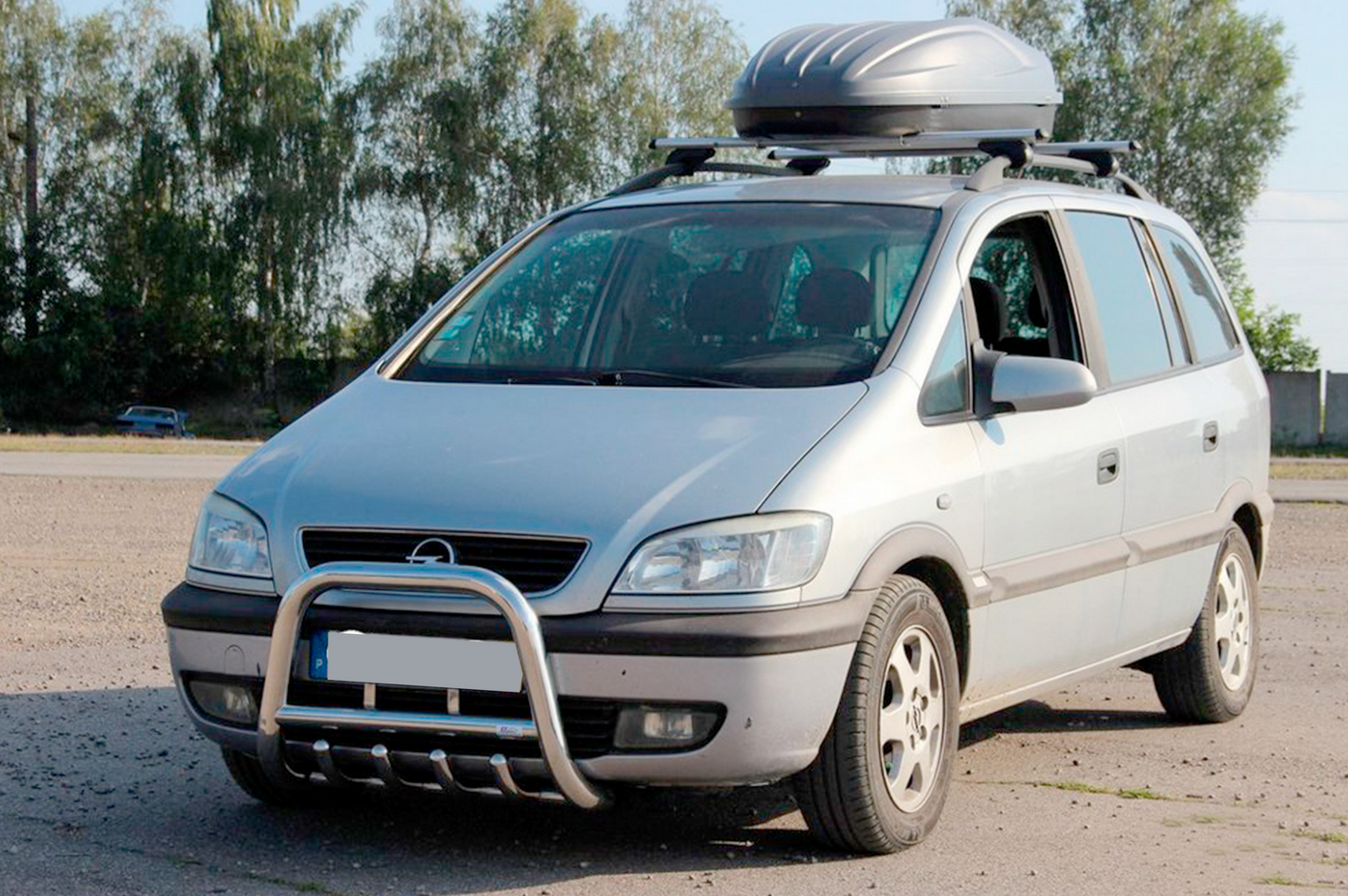 Bull Bar QT006 (Stainless Steel) for Opel Zafira A 1998-2005 - image 2