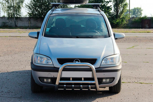 Bull Bar QT006 (Stainless Steel) for Opel Zafira A 1998-2005 - image 1