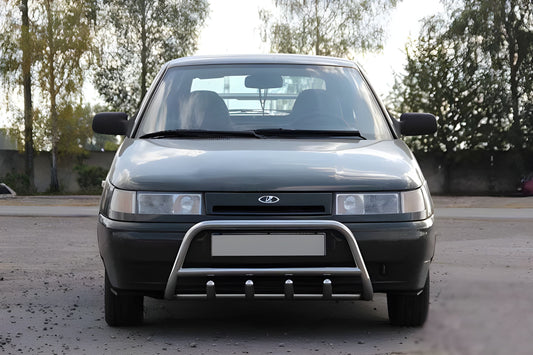Bull Bar WT003 60mm Stainless Steel for VAZ 2110-21115 1995-2015 - image 1
