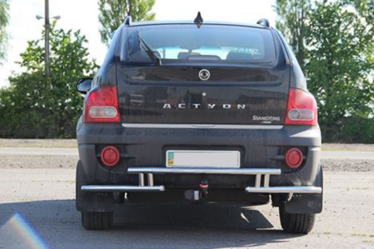 Rear Guard AK005-2 (Stainless Steel) for SsangYong Action 2005-2018 - image 2