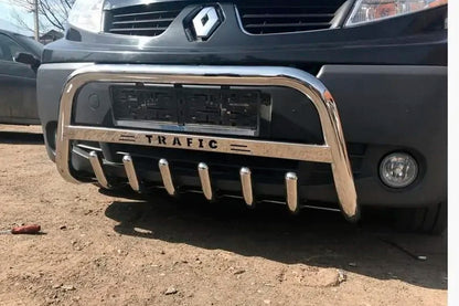 Bull Bar WT004 with Trafic lettering (stainless steel) for Renault Trafic 2001–2015 - image 2