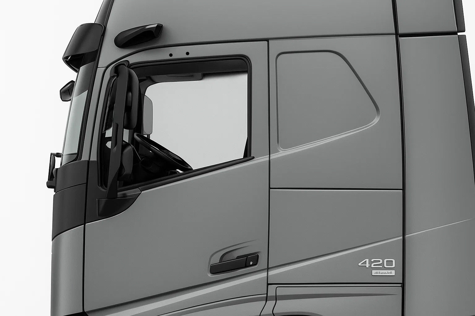 Window Deflectors Niken Luxury 2021- (2 pcs) for Volvo FH 2026 2012- - image 1