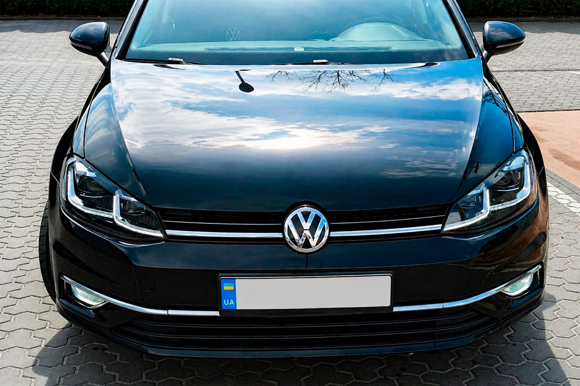Front Headlights Silver (2017-2020, Set of 2) for Volkswagen Golf 7/E-Golf 2012-2020 - image 1