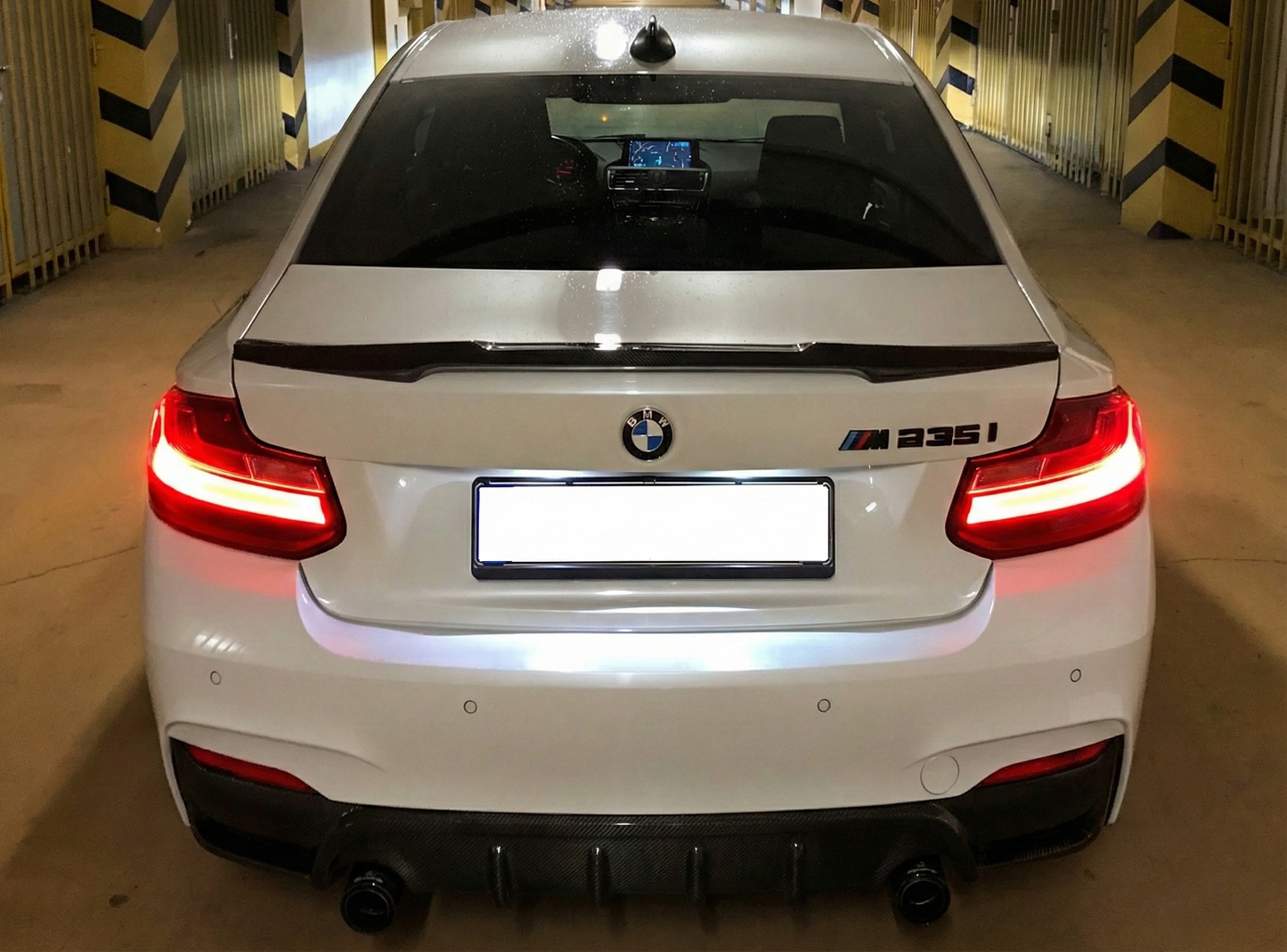 M4-Style Spoiler (for F22, Gloss Black) for BMW 2 Series F22/F23 2014-2021 - image 1