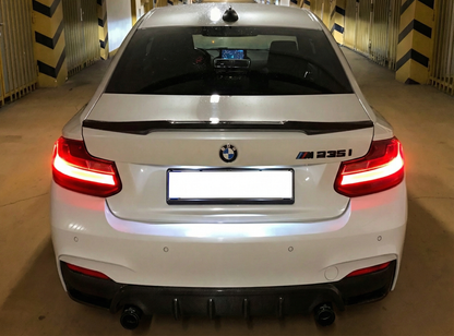 M4-Style Spoiler (for F22, Gloss Black) for BMW 2 Series F22/F23 2014-2021 - image 1